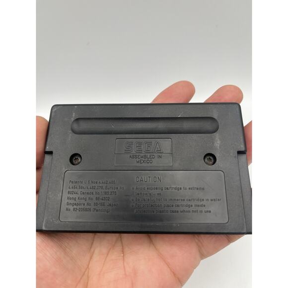 Mario Andretti Racing (Sega Genesis, 1994) Game Cartridge Tested - Picture 3 of 5